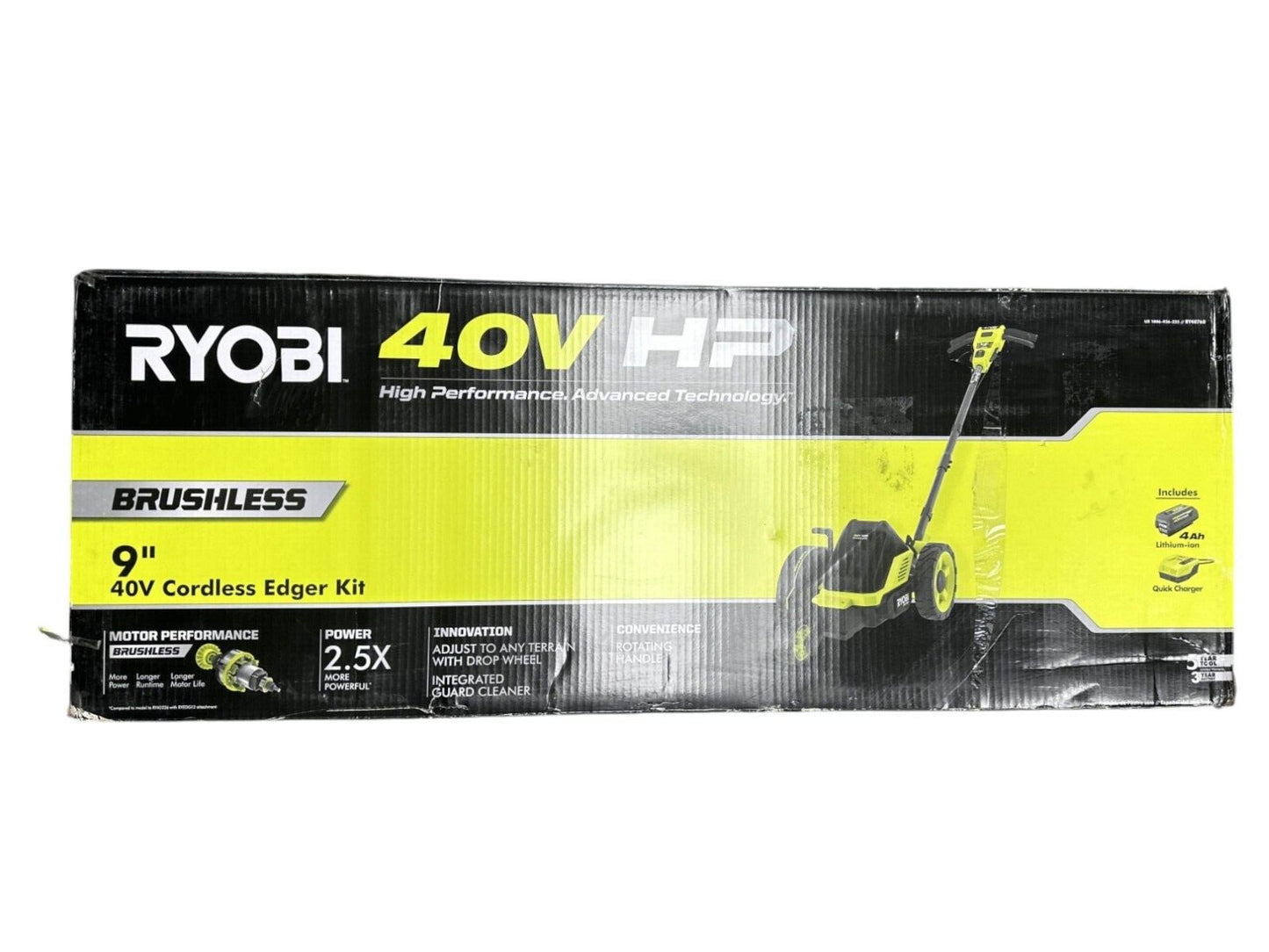 RYOBI 40V HP Brushless 9" Cordless Edger - RY40760 - TOOL ONLY