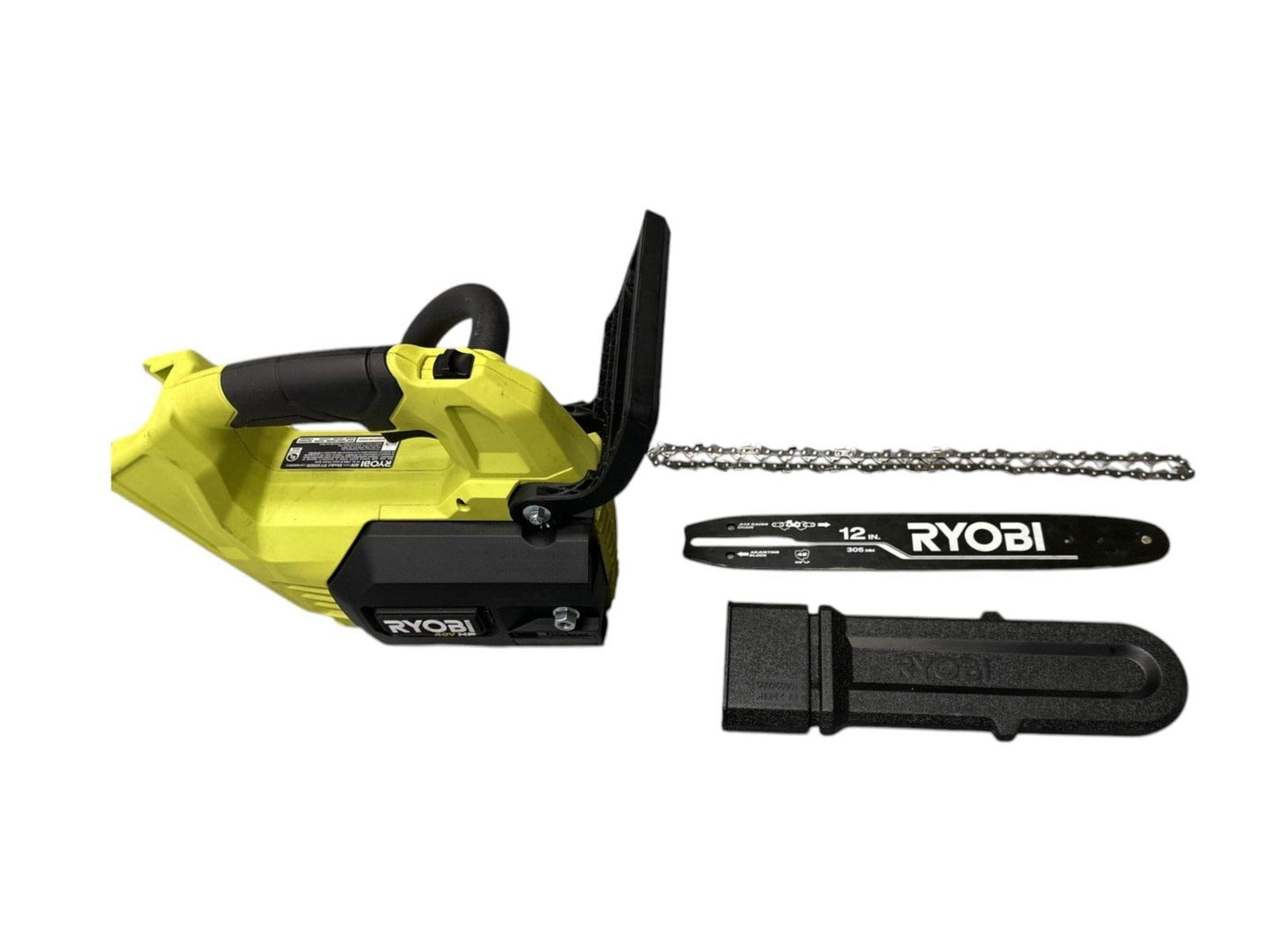 FOR PARTS -- RYOBI RY40590 40v 12" Brushless Chainsaw - TOOL ONLY-