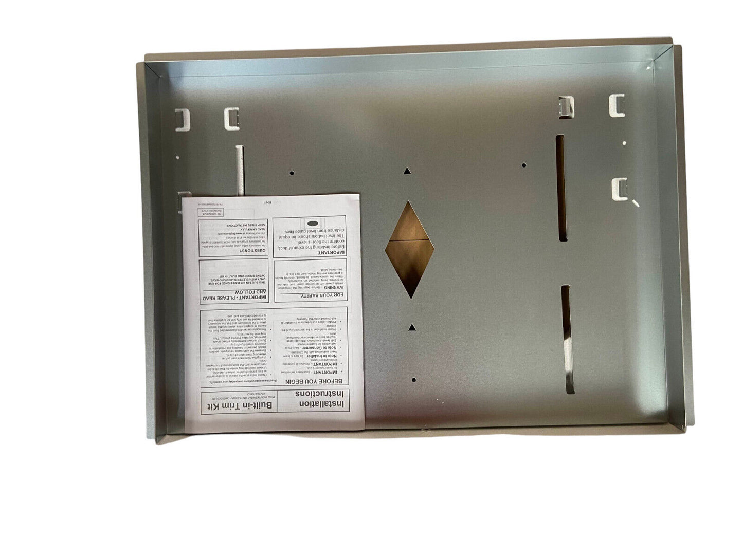 Frigidaire GMTK2768AF 27'' Stainless Steel Gallery Microwave Trim Kit - Silver