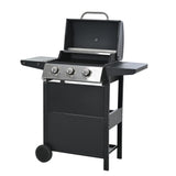 Propane Grill 3 Burner Barbecue Grill Stainless Steel Gas Grill