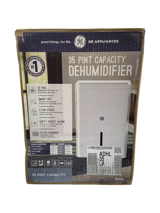 GE 35 Pint Very Damp Room Dehumidifier (ADHL35LA)