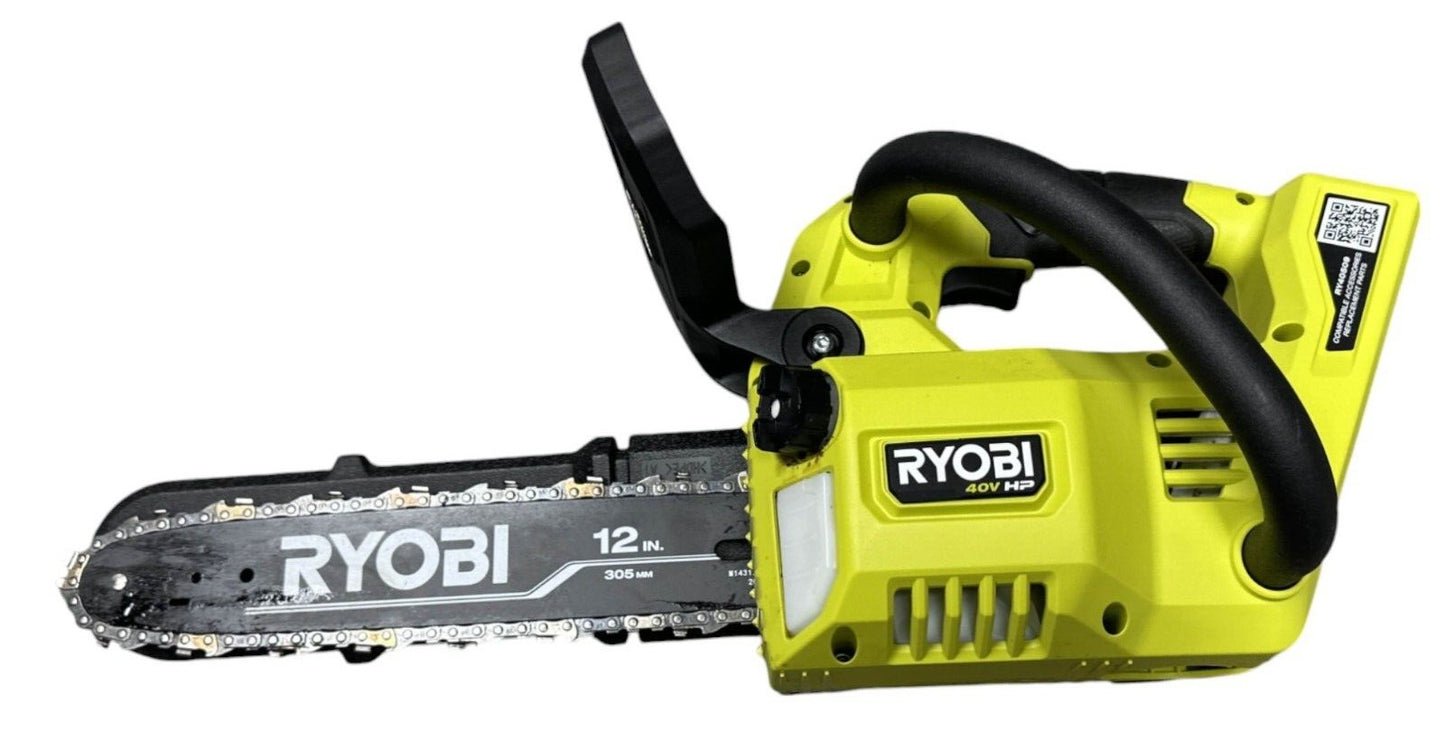 RYOBI RY40590 40v 12" Brushless Chainsaw - TOOL ONLY-