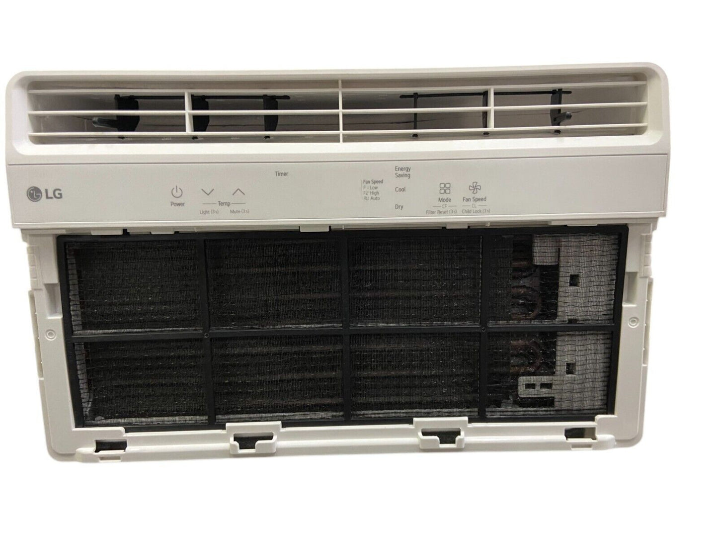 LG 115v White Cooling Window Air Conditioner Cooling 250 sq. ft. 6000 BTU Remote