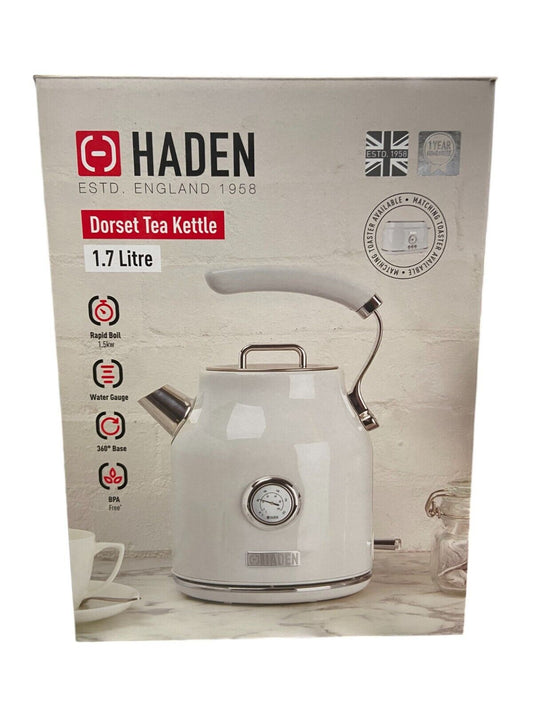 Haden Dorset Stainless Steel Electric Kettle - 1.7L (7 Cup) Tea Kettle