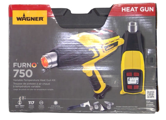 Wagner Furno 750 Corded Heat Gun Variable Temperature LCD Display