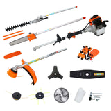 8 in 1 Multi-Functional Trimming Tool, 56CC 2-Cycle Garden Tool System with Gas