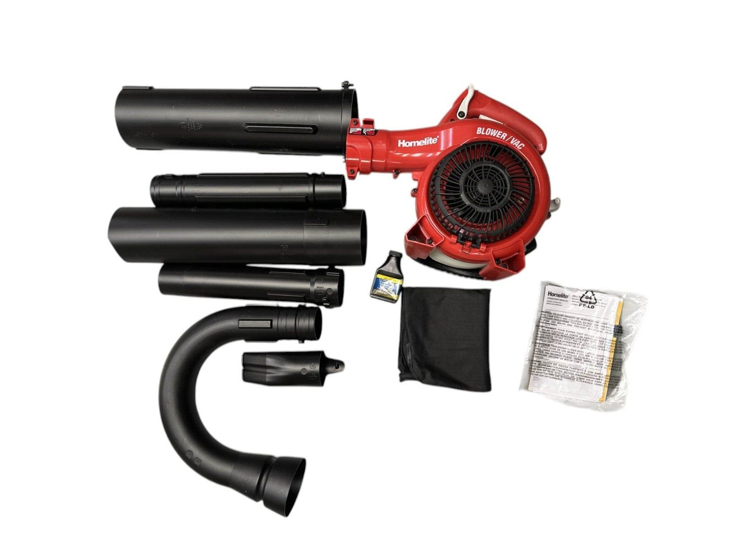 Homelite UT26BVL3VNM 150 MPH 400 CFM 26cc Gas Handheld Blower Vacuum