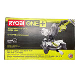 USED - Ryobi One+ 18V 7-1/4 In. Compound Miter Saw P553 (Tool Only) -- Read!