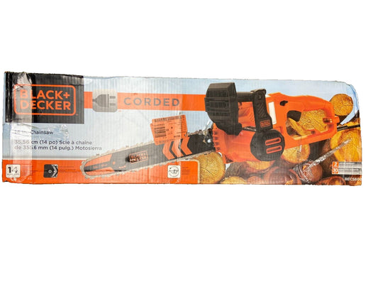 Black & Decker BECS600 8 Amp 14" Electric Chainsaw (Chainsaw Only)