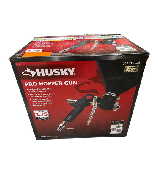 Husky Pro Hopper Spray Gun Drywall Ceiling Texture Sprayer 1004215364 1.75 Gal.