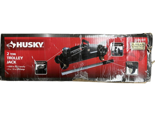 HUSKY 2-Ton Hydraulic Trolley Jack - 4000lb Lift Capacity