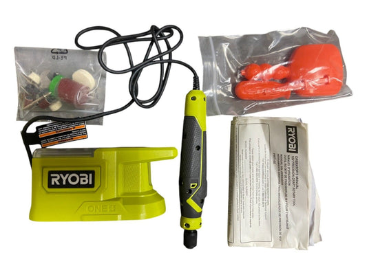 RYOBI 18V Craft Rotary Tool Kit & Pumpkin Carving Tools (Tool Only) - READ!