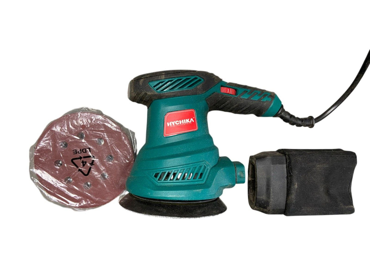 HYCHIKA Random Orbital Sander Hychika FL117 (Includes Sandpaper) - Corded