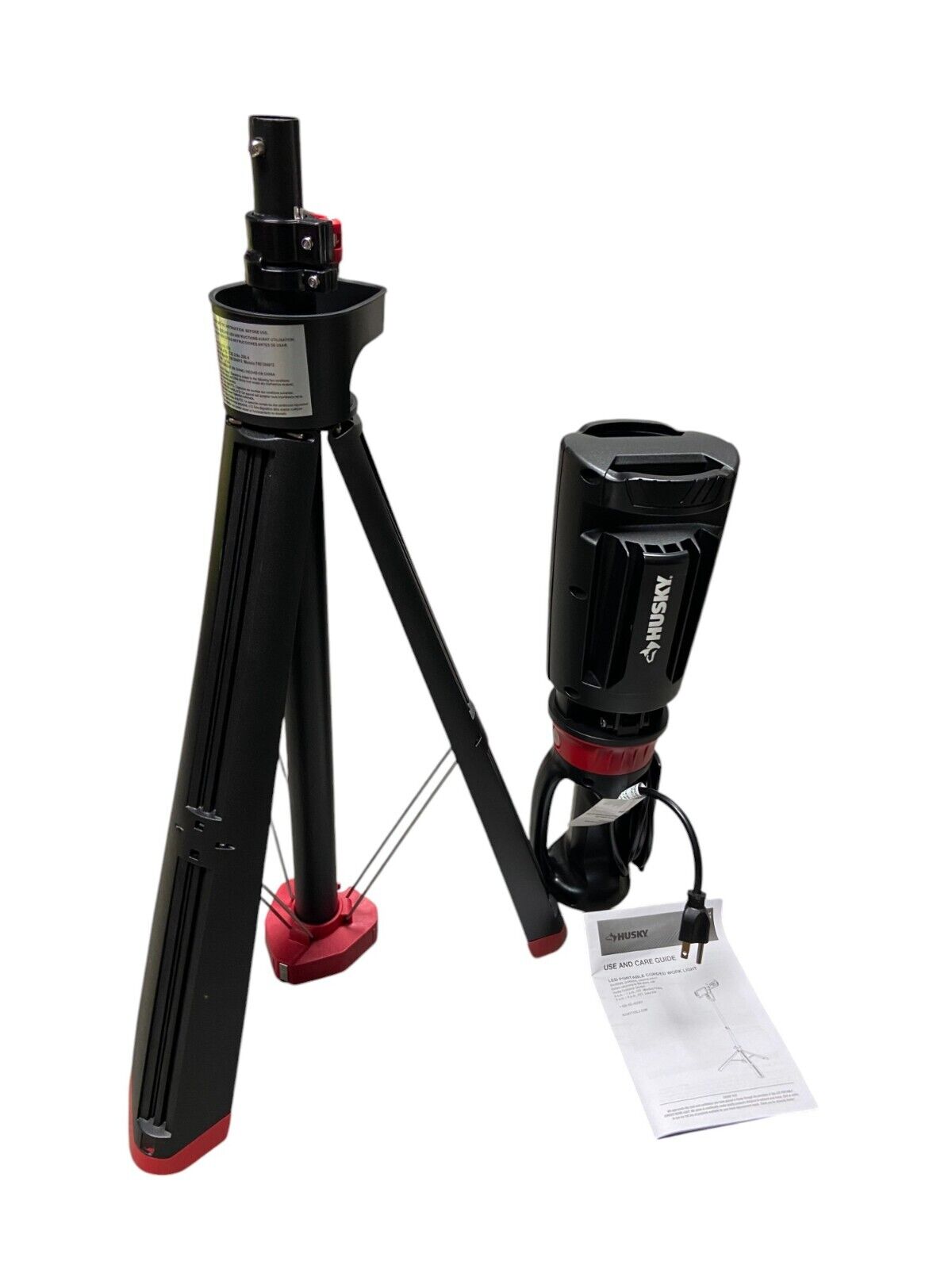 Husky 7000-Lumen Multi-Directional LED Tripod Work Light