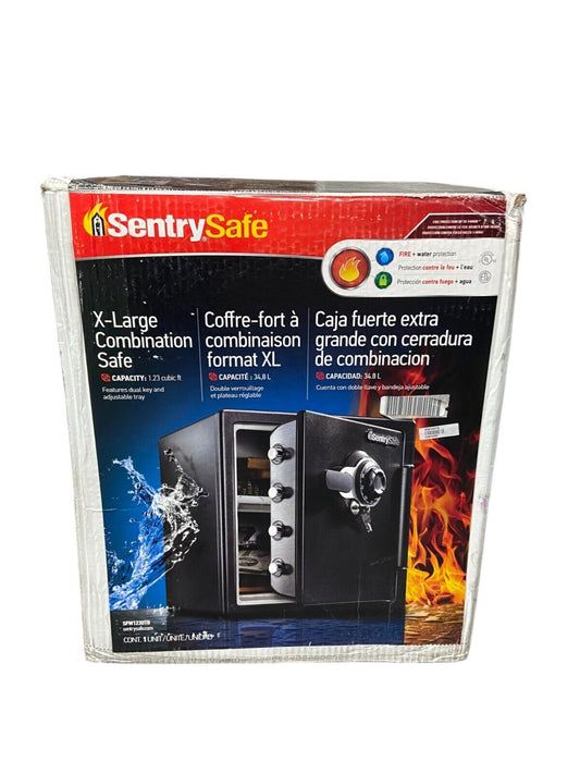 SentrySafe 1.2 cu. ft. Fireproof & Waterproof Safe Dual Combo/Key Lock (READ)