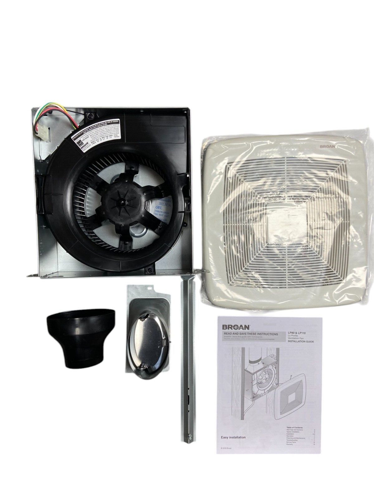 Broan 80 CFM Low Profile Ventilation Fan LP80