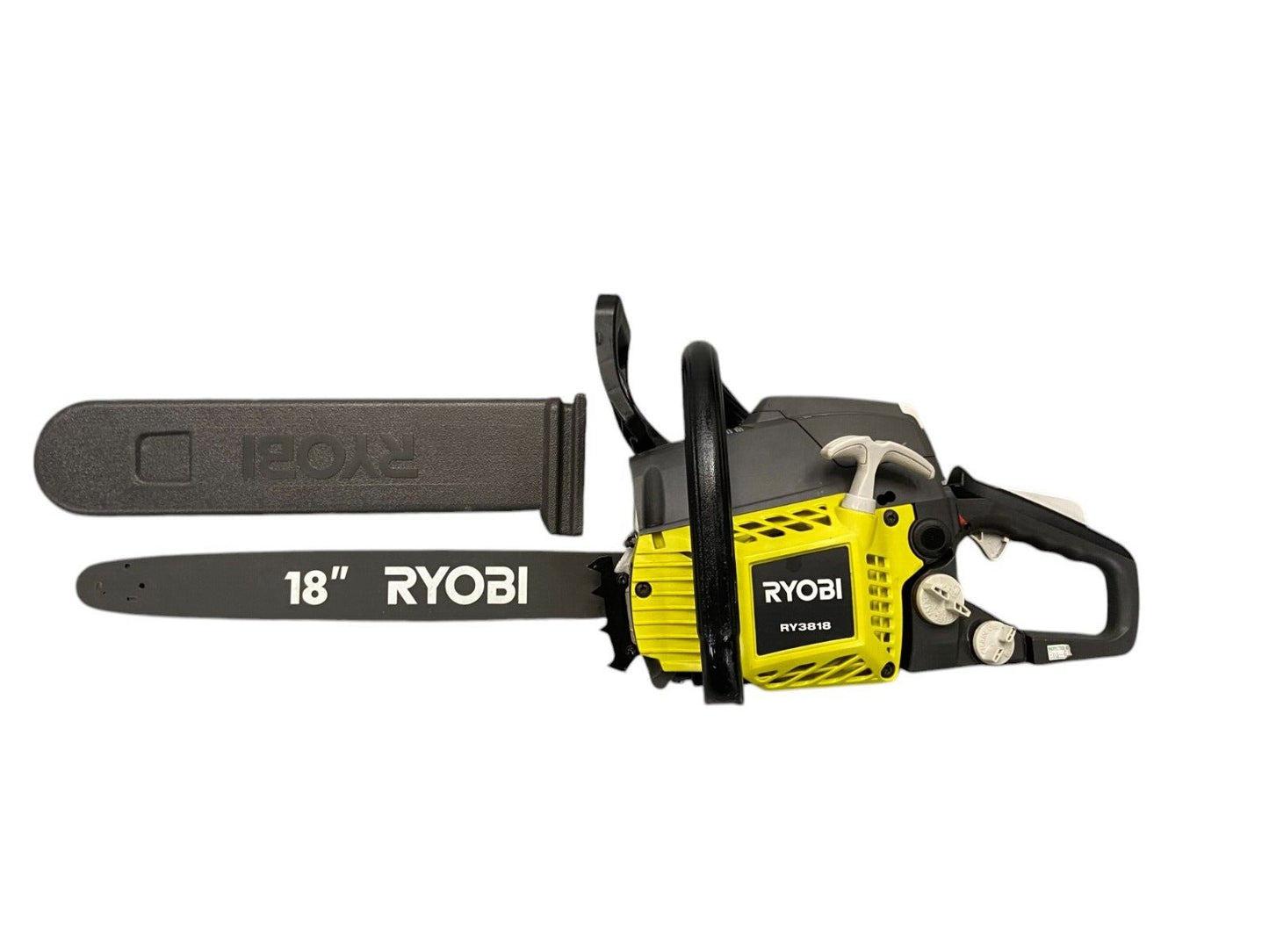 Ryobi RY3818 2-Cycle 18" 38cc Gas Powered Chainsaw (NO CHAIN)