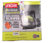 FOR PARTS - Ryobi RY38BP Backpack Leaf Blower 175 MPH 38cc 2-Cycle Gas-READ-