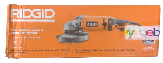 RIDGID R10202 7"Twist Handle Angle Grinder (Corded) - FOR PARTS ONLY!