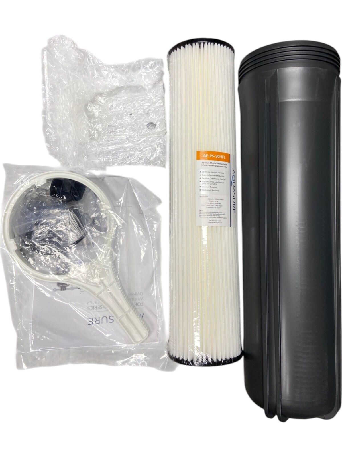 Aquasure Fortitude V2 Series High Flow Whole House Pleated Sediment Water Filter