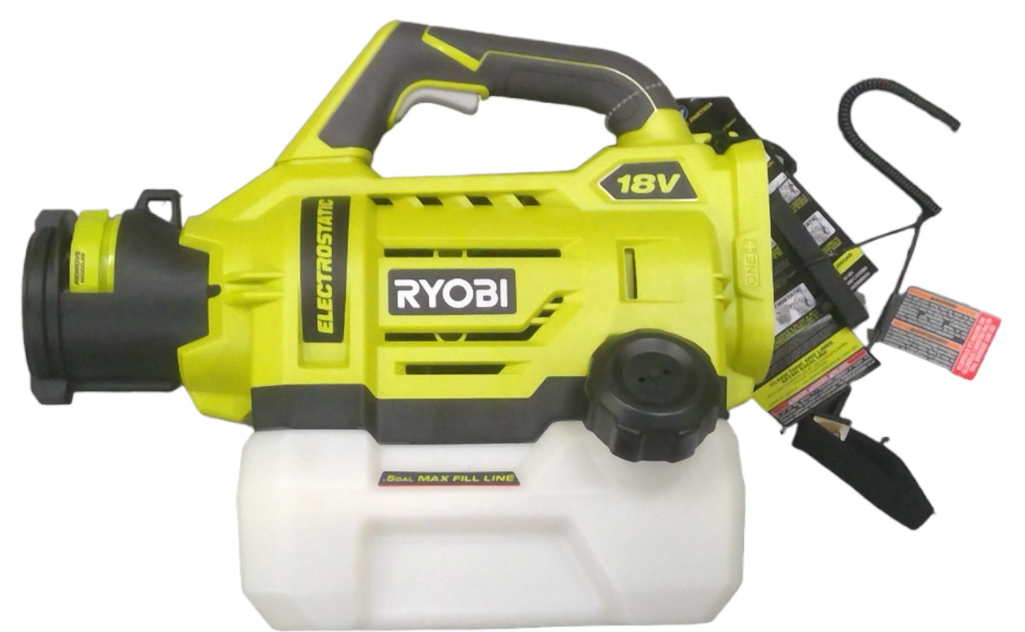 Ryobi P2890 Cordless 1/2 Gallon Electrostatic Sprayer (TOOL ONLY)