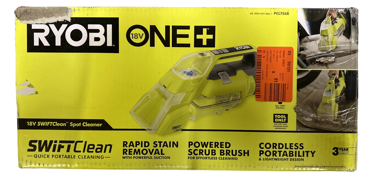 RYOBI 18V  Cordless SWIFTClean Spot Cleaner (Tool-Only)