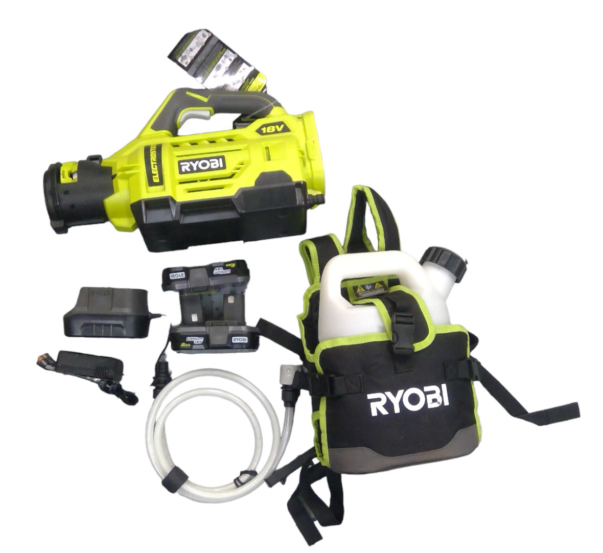 RYOBI P2870 1 Gal. 18v Electrostatic Sprayer Kit