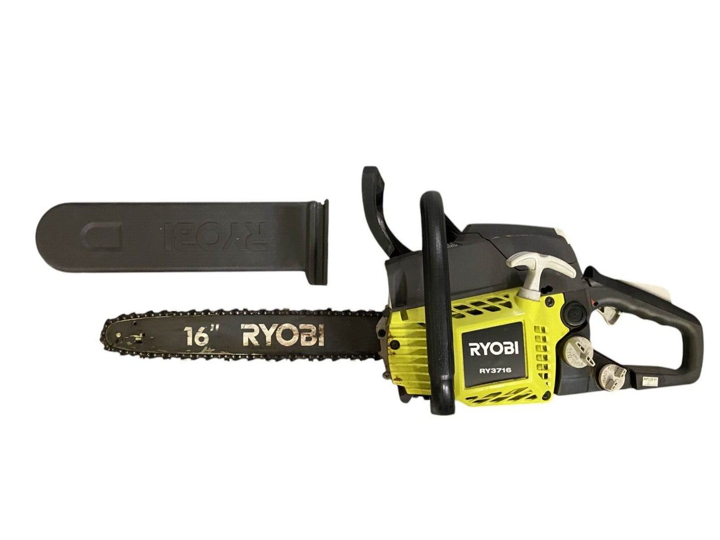 Ryobi RY3716 2-Cycle Gas Chainsaw 16 Inch Bar With Carrying Case (Dirty)