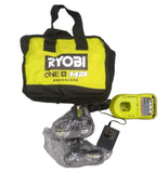 USED - RYOBI PSK007 18v Lithium High Performance Starter Kit (READ!)