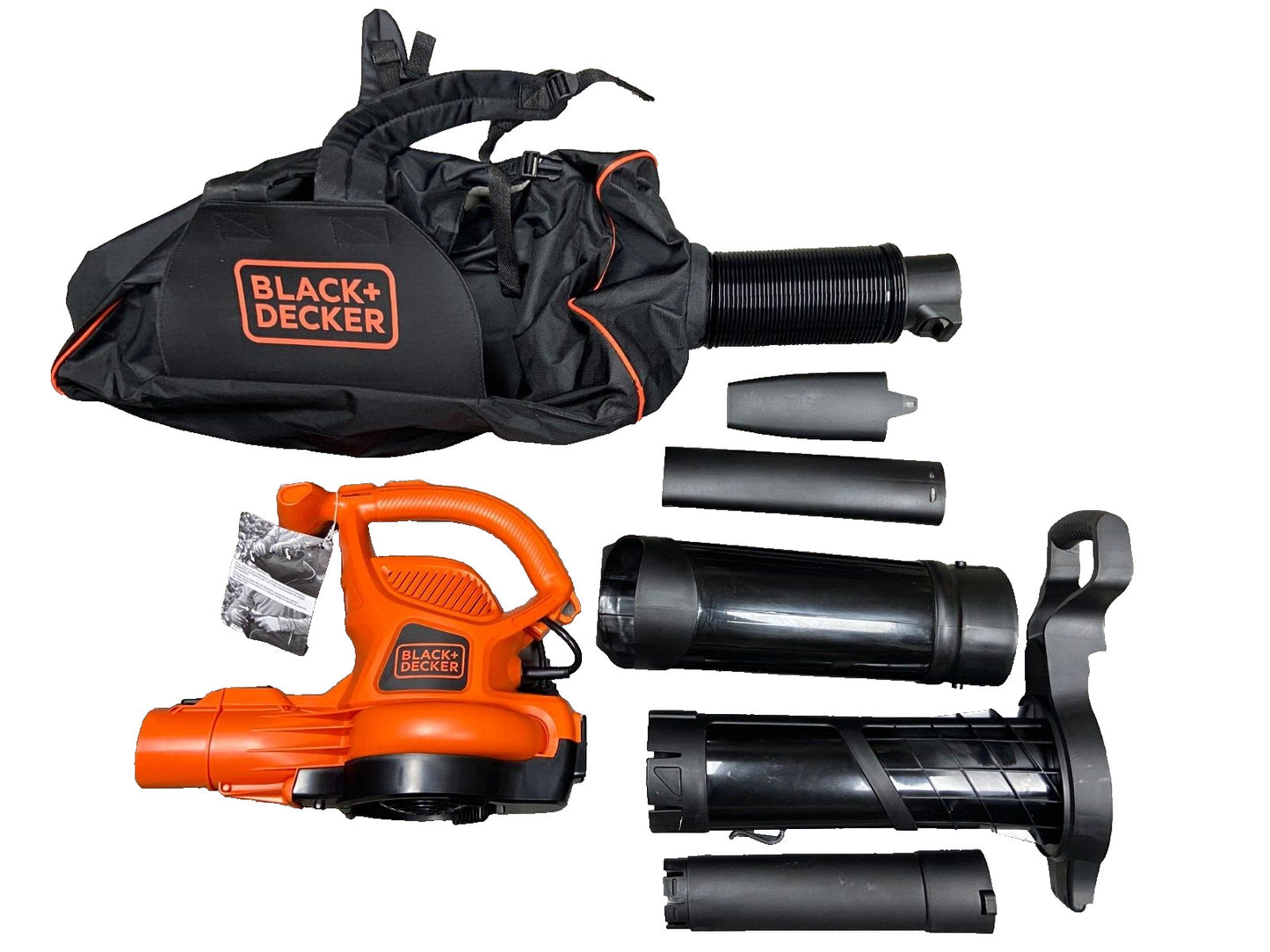 BLACK+DECKER BEBL7000 3-in-1 VACPACK 12A Leaf Blower