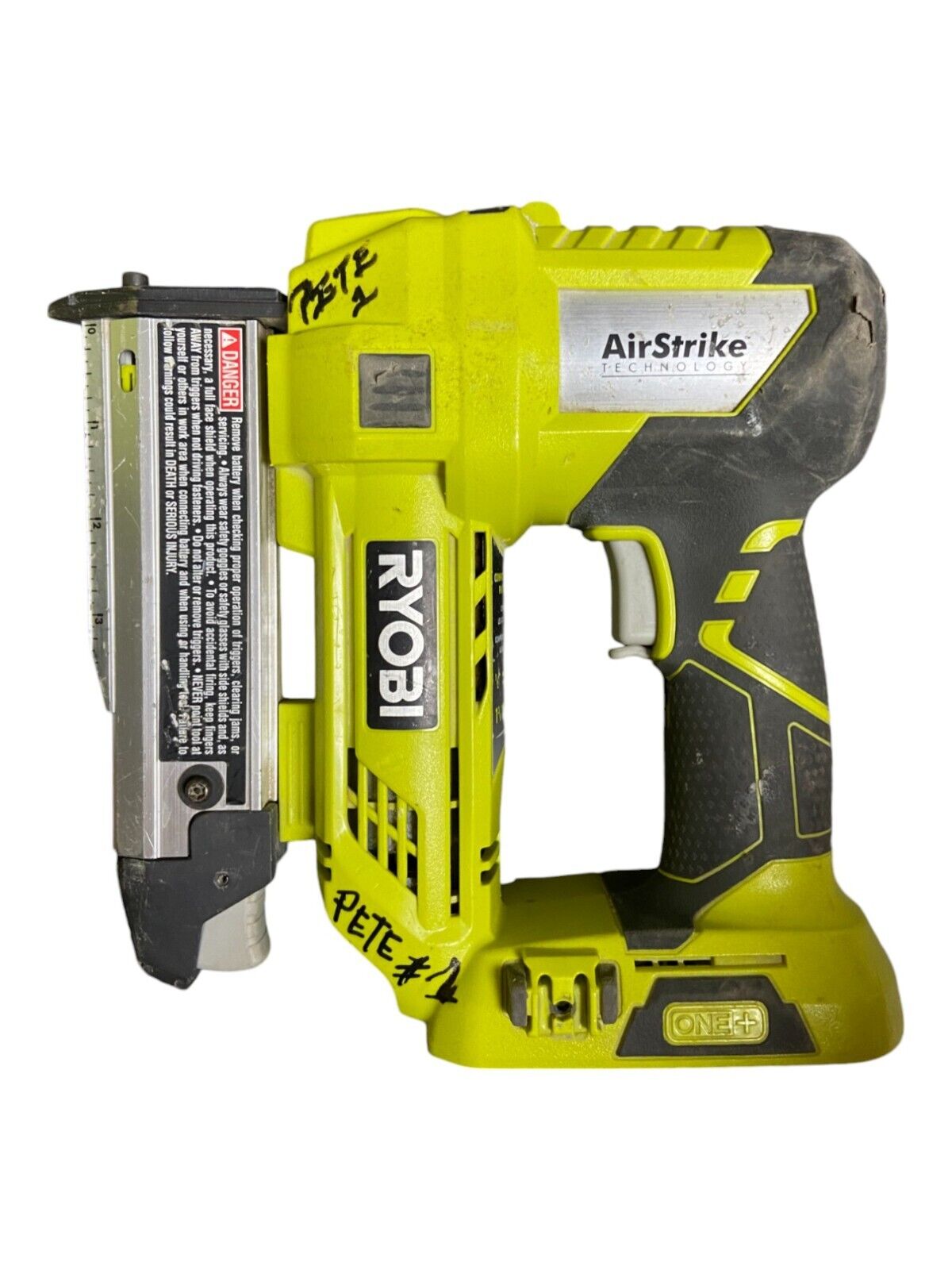 FOR PARTS - Ryobi PCL310 ONE+ 18V Airstrike 23-Gauge Pin Nailer (Tool Only)