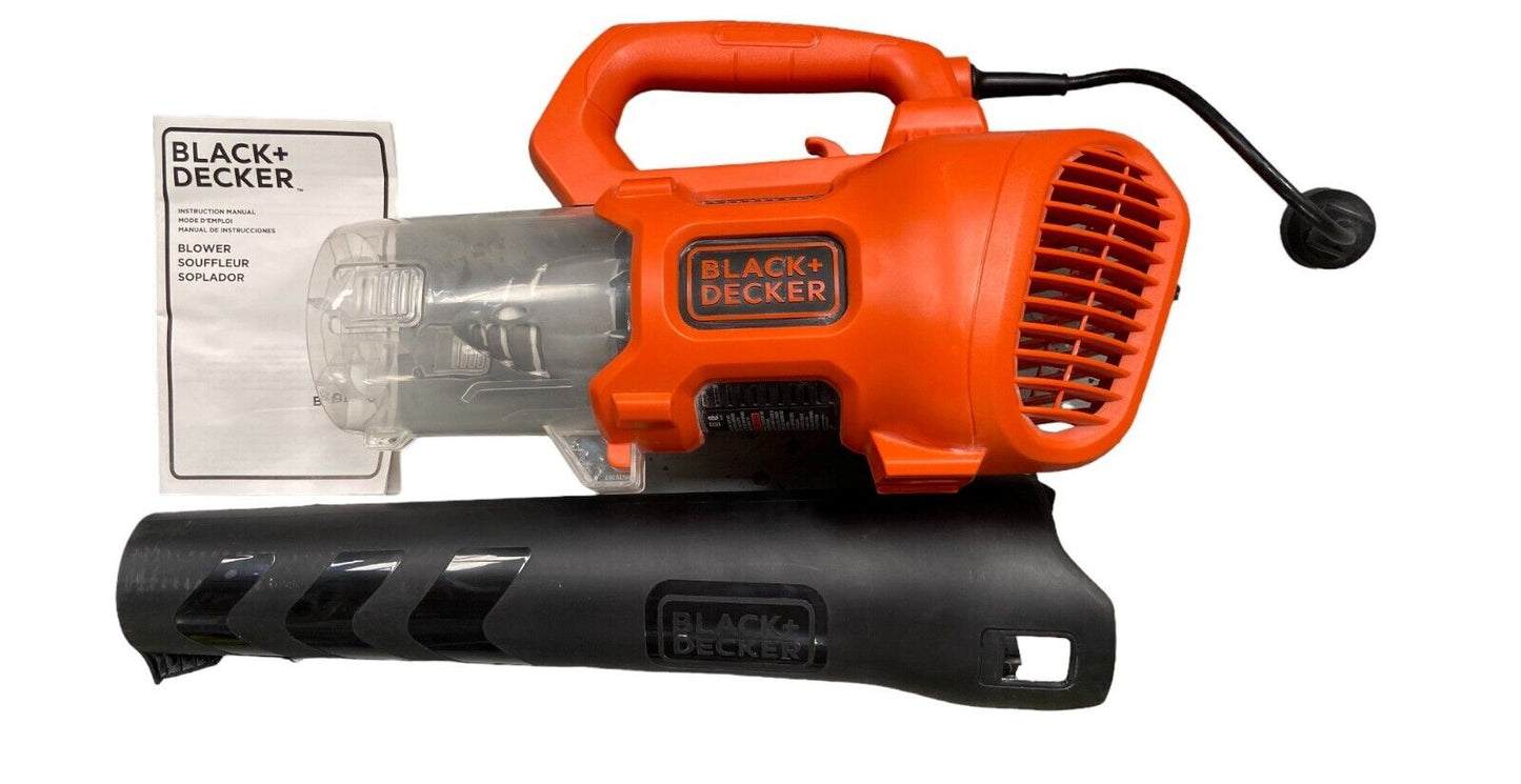 Black & Decker BEBL750 Electric Axial Leaf Blower 140 MPH (Corded)