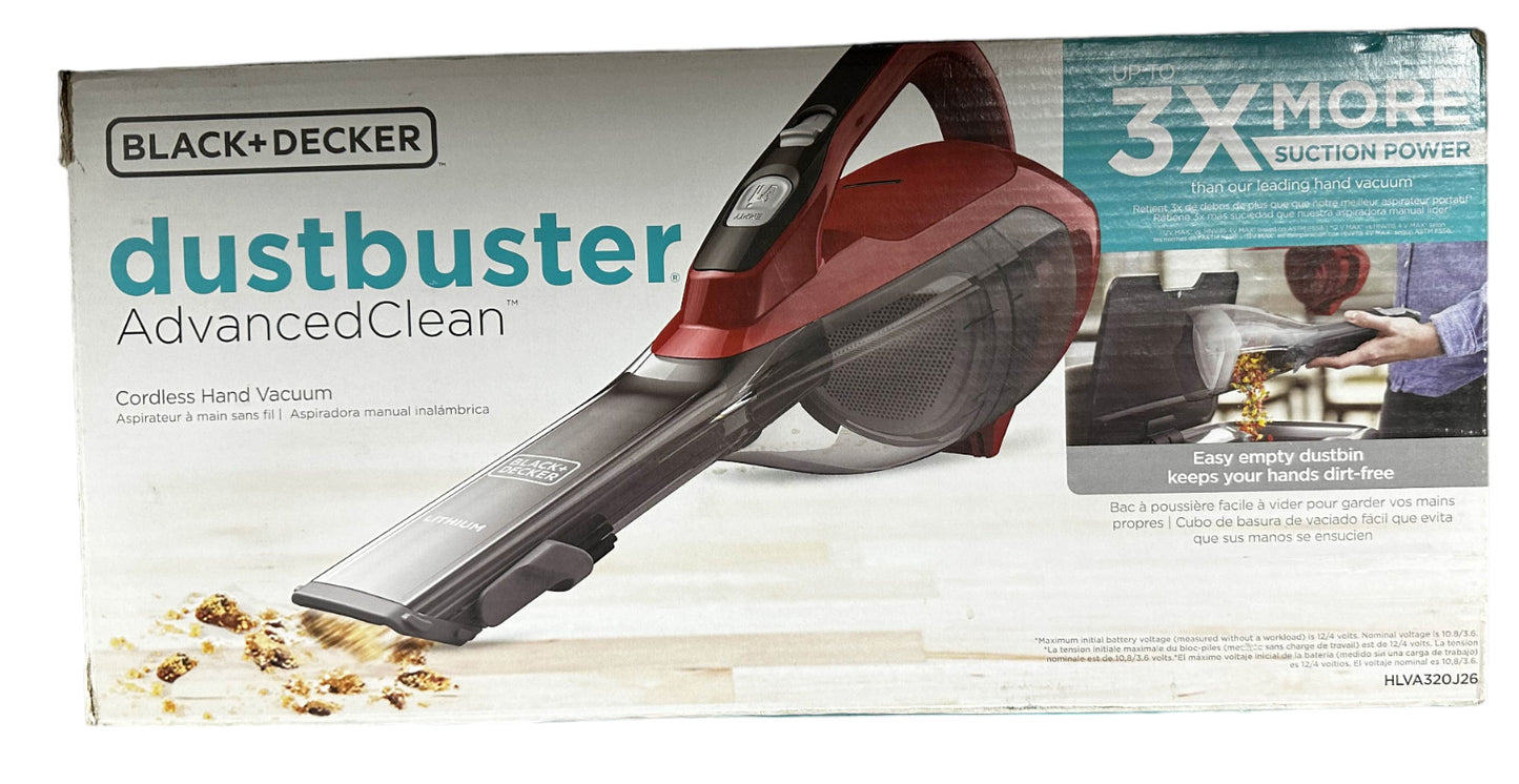 Black + Decker DustBuster Advanced Hand Vacuum With Charger HLVA320J26