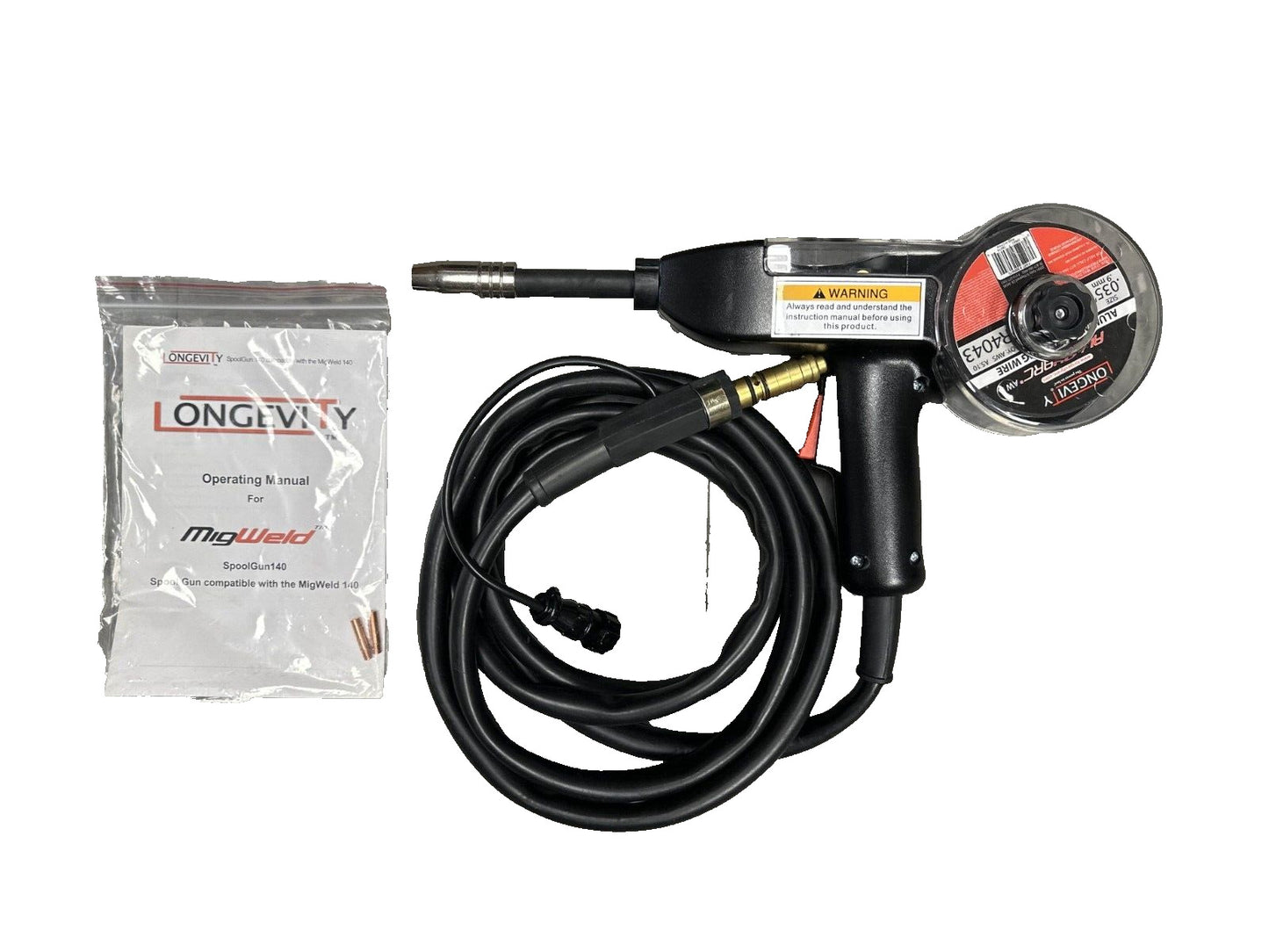 LONGEVITY MigWeld SpoolGun 140 -OPEN BOX-