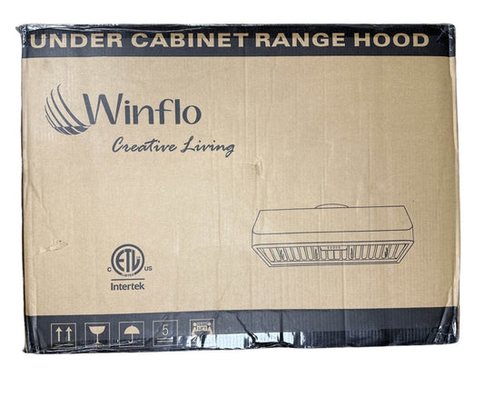 Winflo 30" Stainless Steel Ducted Under Cabinet Range Hood