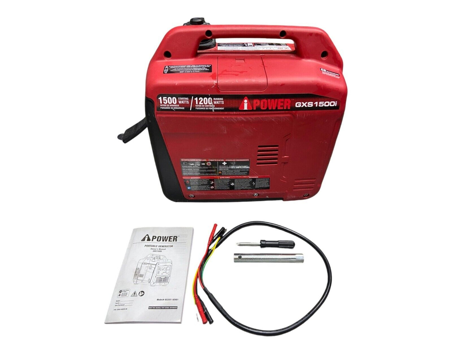 A-iPower 1500-Watt Gas Powered Inverter Generator GXS1500i (No Filter Screen)