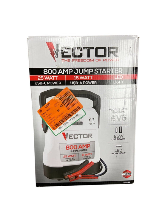 Vector 800 Amp Jump Starter w/USB Power