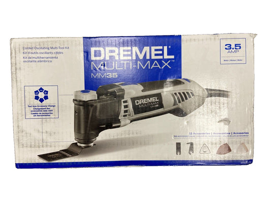 Dremel Corded 3.5-Amp Variable Speed 17-Piece Oscillating Multi-Tool Kit MM35-01