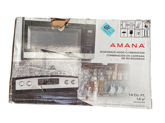 Amana Over-the-Range Microwave Stainless Steel (AMV2307PFS) - Dented!