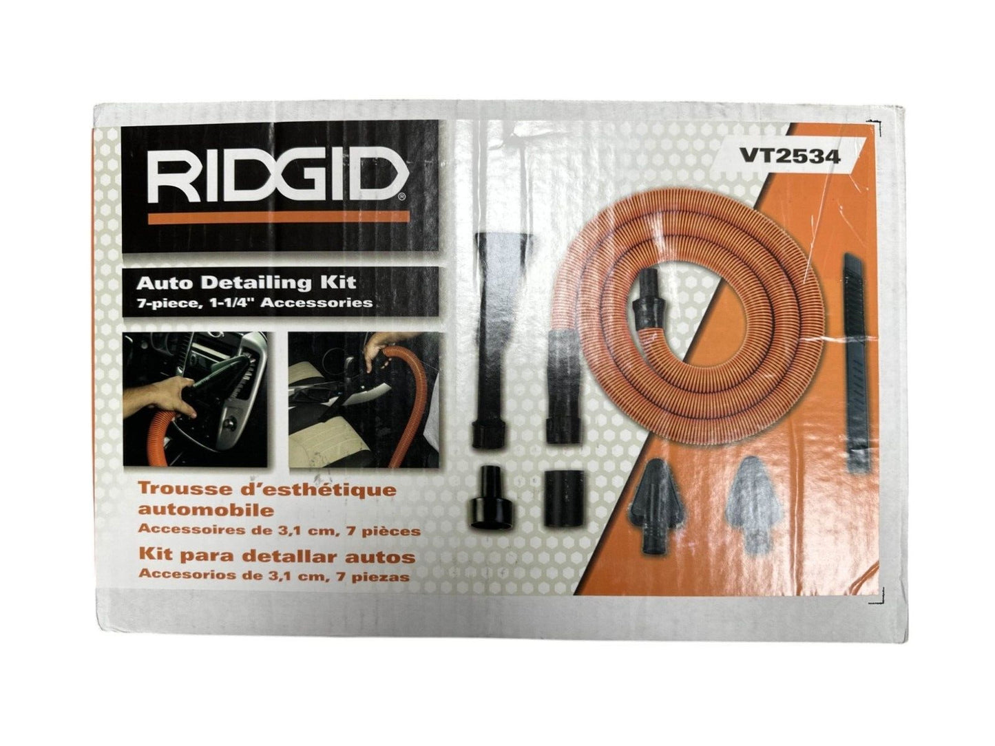 RIDGID 7-Piece Auto Detailing Kit 1-1/4" -VT2534