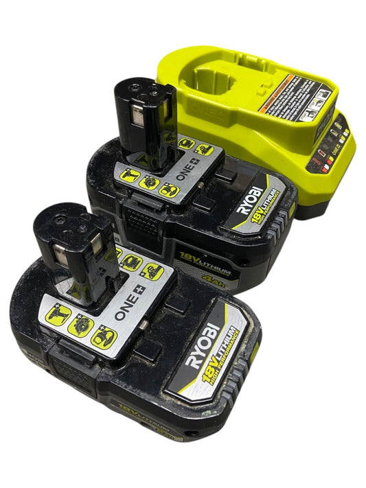 RYOBI ONE+ 18V Lithium High Performance Starter Kit PSK108SB (Missing 1 Battery)