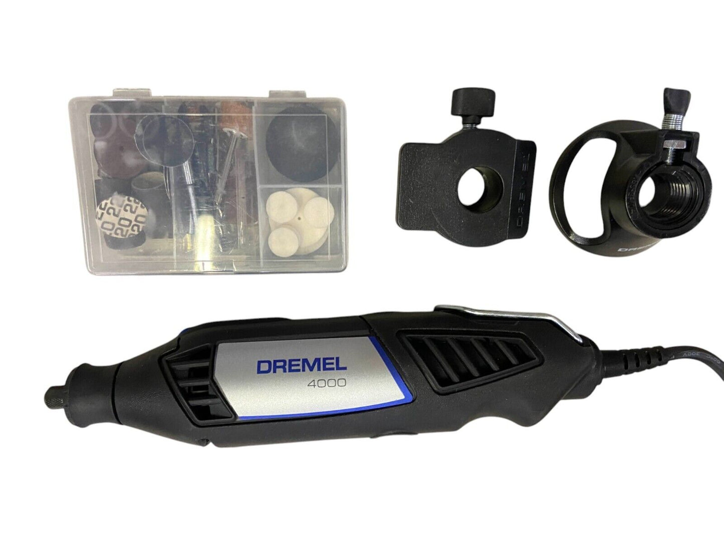 Dremel 4000 Corded Rotary Tool 34 Pieces w/Storage Bag