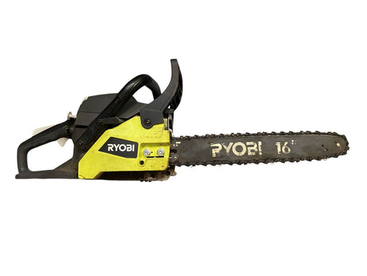 Ryobi RY3716 2-Cycle Gas Chainsaw 16 Inch Bar With Carrying Case (Dirty)