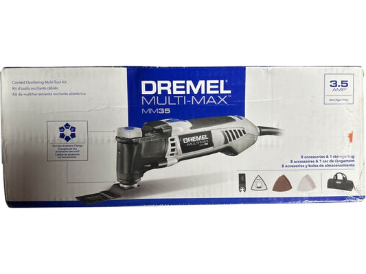 DREMEL 120V 3.5A Multi-max Corded Rotating Multi tool - MM35 -READ-