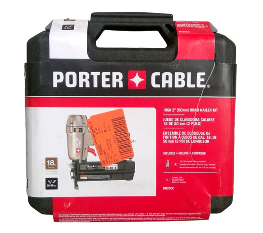 USED - BN200C PORTER-CABLE 18 GA Brad Nailer Air Powered Nail Gun (TOOL ONLY)