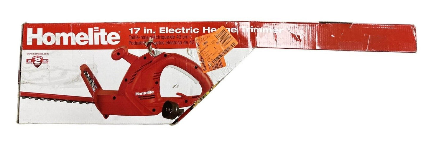 Homelite 17" Corded Electric Hedge Trimmer, UT44110E