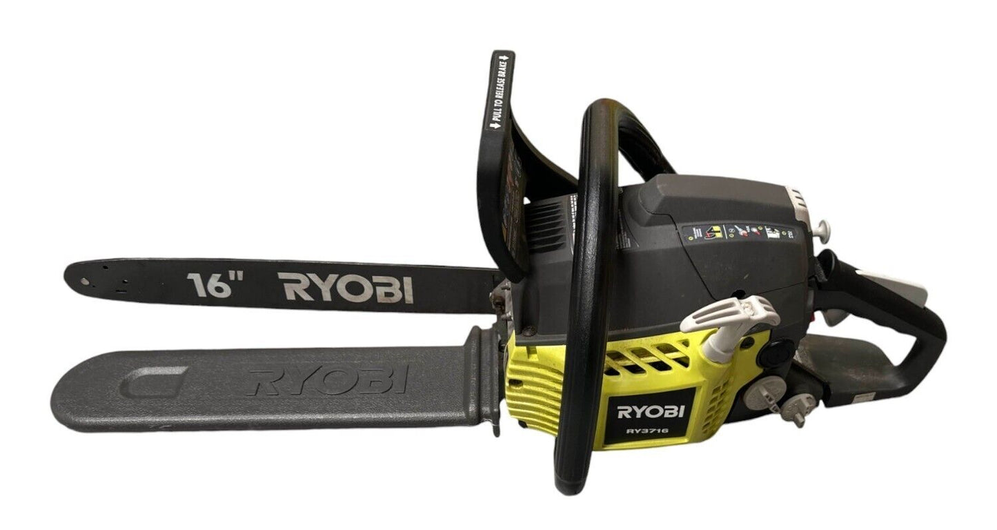 Ryobi RY3716 Gas Chainsaw 16 Inch Bar -MISSING CHAIN