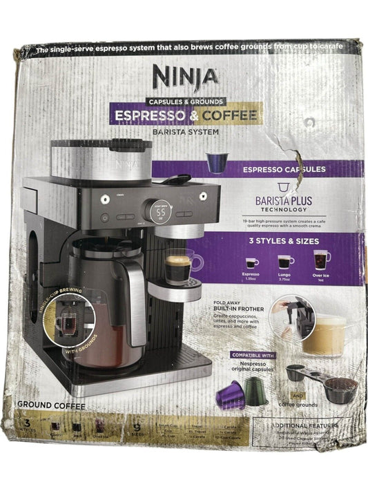 Ninja Capsules/Grounds Espresso & Coffee Barista System - CFN601