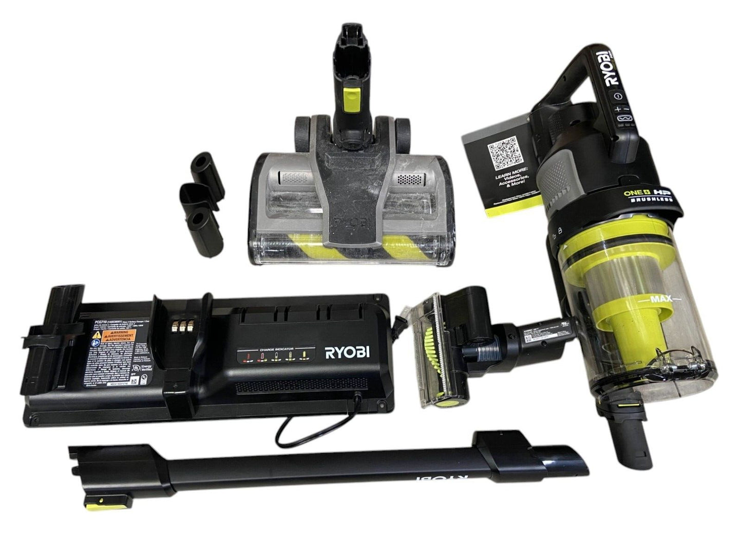 Ryobi ONE+ HP 18V Brushless WHISPER Series Stick Vacuum (Missing Accessories)