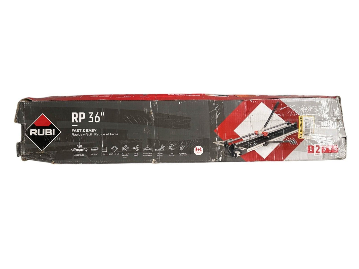 Rubi Tile Cutter RP 36" Speed Plus Aluminum Steel Fast/Easy--READ DESCRIPTION-